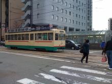 富山駅前　路面電車　2013年3月14日